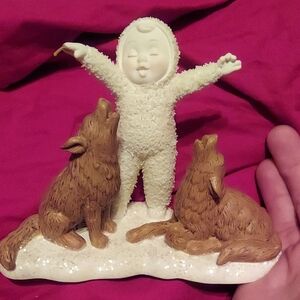 Department 56 Snowbabies Peaceful Kingdom and They Will Sing Figurine, 4.5 Inch